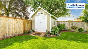 backyard with privacy fence