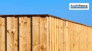 wooden privacy fence