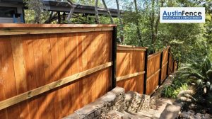 new privacy fence installed