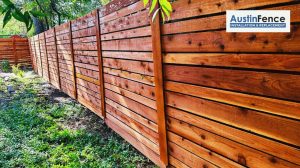 privacy fence made of wood